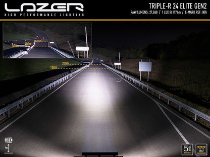 Lazer Triple – R 24 Elite extraljusramp 44" (1125mm) - Carlevel AB - Fordon och delar > Fordonsdelar > Belysning > Extraljus