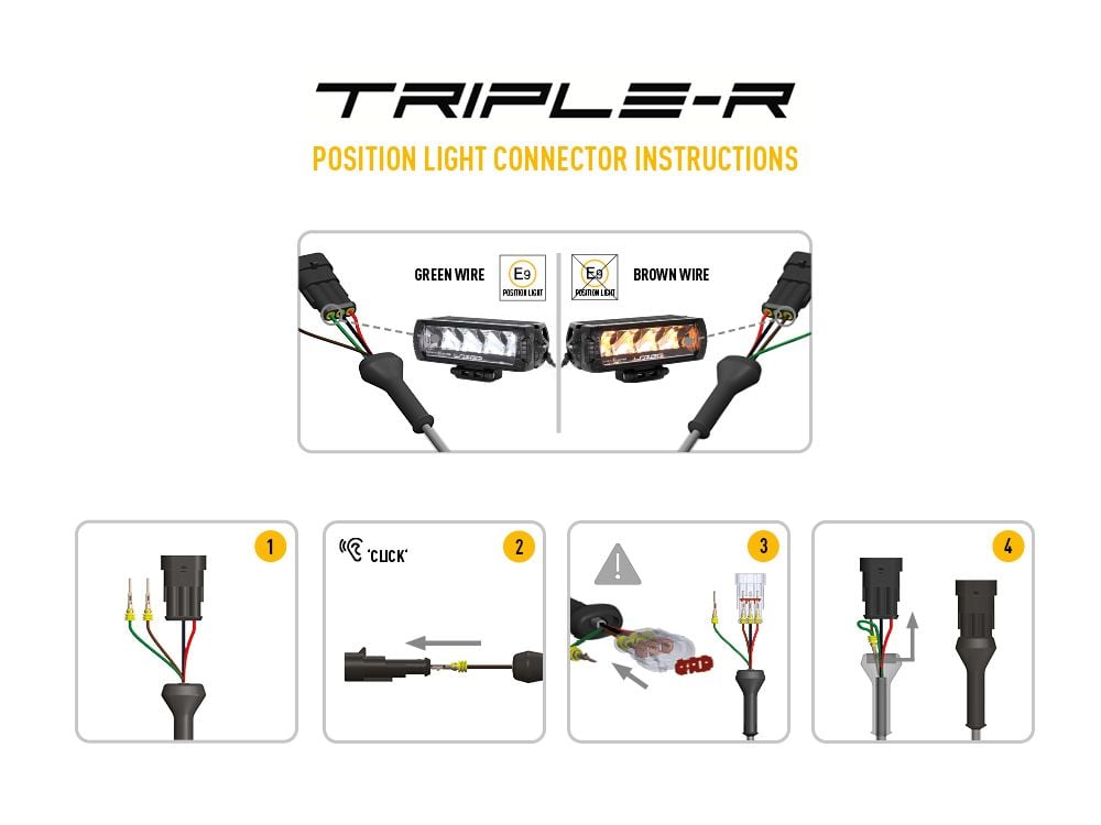 Lazer Triple – R 750 Std extraljusramp 8,6" (230 mm) pos.lju - Carlevel AB - Fordon och delar > Fordonsdelar > Belysning > Extraljus