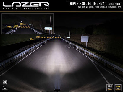 Lazer Triple – R 850 Elite extraljusramp 12,7" (322 mm) - Carlevel AB - Fordon och delar > Fordonsdelar > Belysning > Extraljus