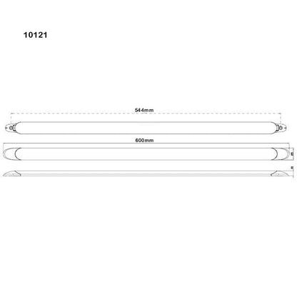 LEA Interiör LED – List 600mm - Carlevel AB - Fordon och delar > Fordonsdelar > Belysning