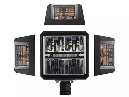 sidovy som visar profil och design av Bullboy Agriline Ploglampa – 12/24V – Bullboy