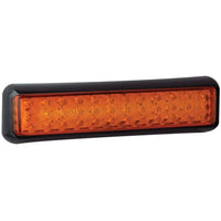 LED Blinkerslampa 200mm Amber – Svart - Carlevel AB - Fordon och delar > Fordonsdelar > Belysning