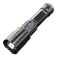 LED Ficklampa – Uppladdningsbar, USB - C Snabbladdning & Digital Display - Carlevel - 