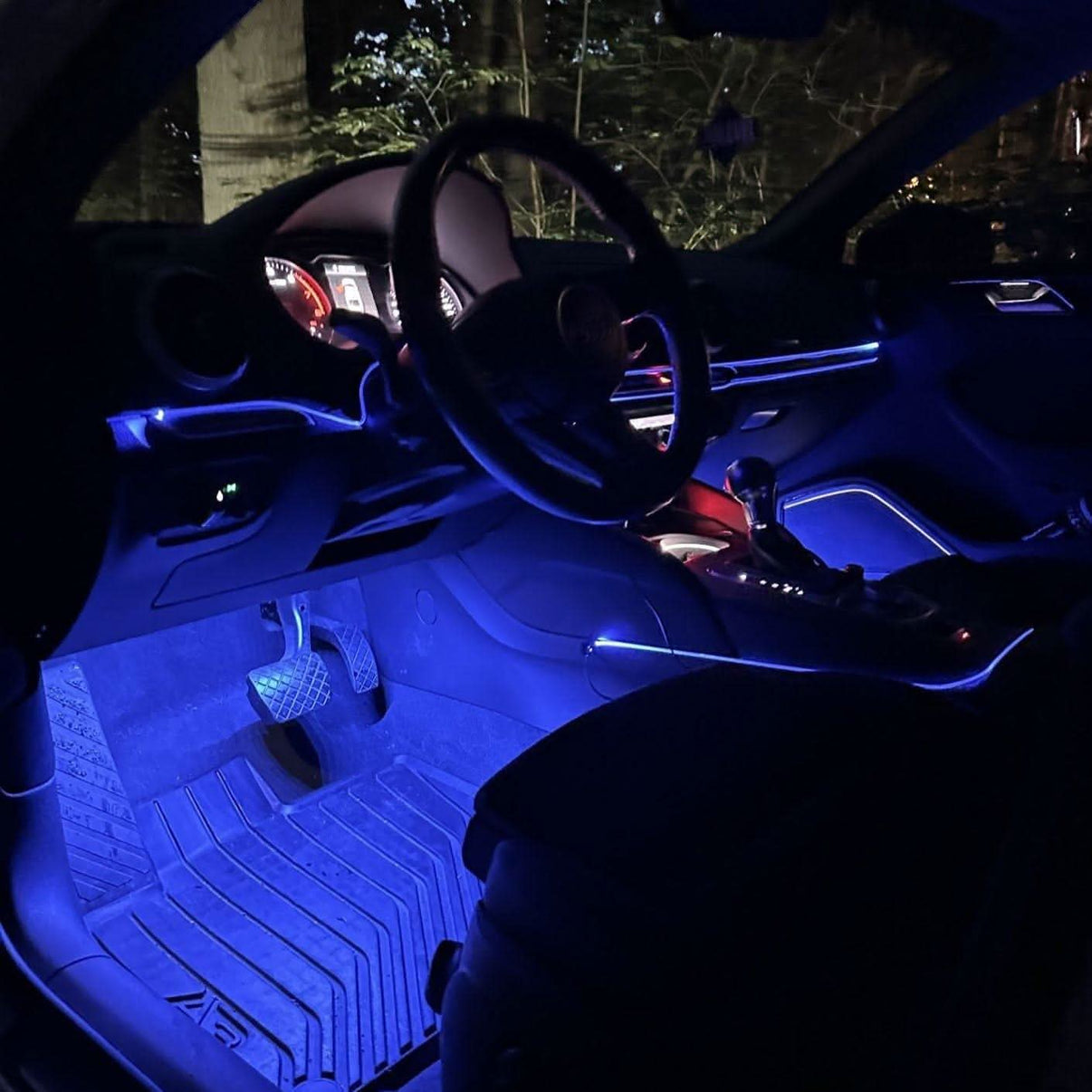 LED Interiörbelysning med App Kontroll – Anpassningsbar Färg & Ljusstyrka | Bil & Hem - Carlevel - 