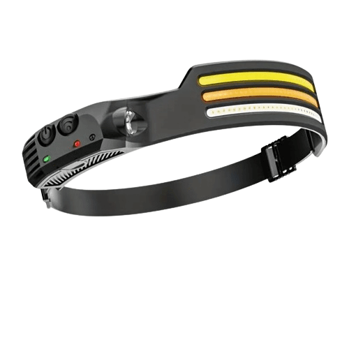 LED Pannlampa med 230° Belysning, Rörelsesensor & 5 Lägen – Perfekt för Löpning, Camping & Utomhusaktiviteter - Carlevel -