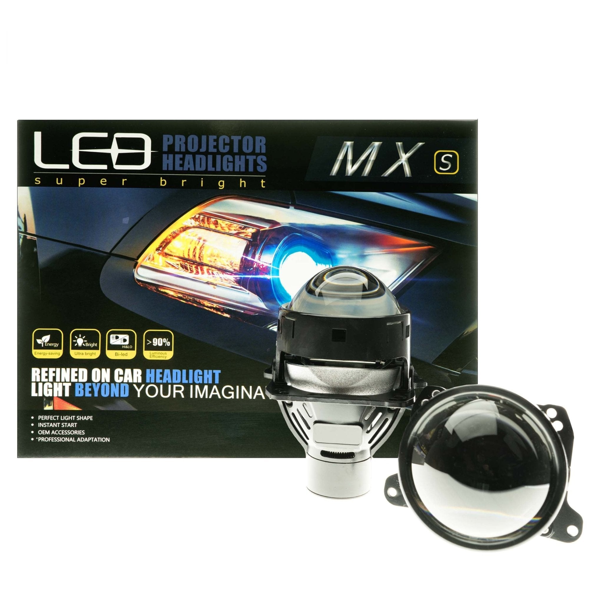 LED-projektorlins för strålkastare – 138 mm - Carlevel AB - Fordon och delar > Fordonsdelar > Belysning