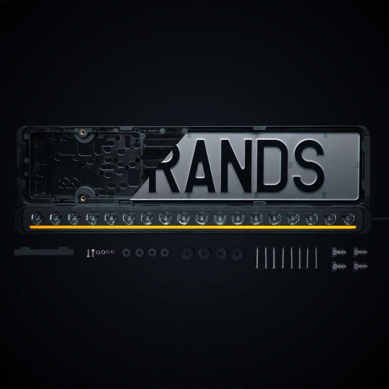 LED-ramp D-Line 20″ Strands Lighting Division – vit/orange positionsljus + inbyggt relä – tillbehör och delar