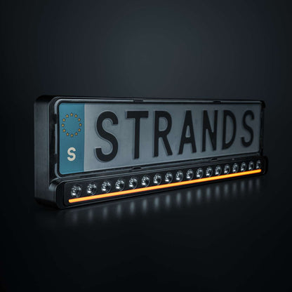 LED-ramp D-Line 20″ Strands Lighting Division – vit/orange positionsljus + inbyggt relä – produktbild framifrån