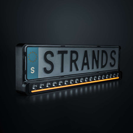 LED-ramp D-Line 20″ Strands Lighting Division – vit/orange positionsljus + inbyggt relä – produktbild framifrån