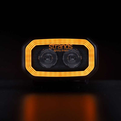 LED-ramp FOR9T Light Pod 4" 2600 lm – Vit/Orange Posljus - Carlevel AB - Fordon och delar > Fordonsdelar > Belysning > Extraljus