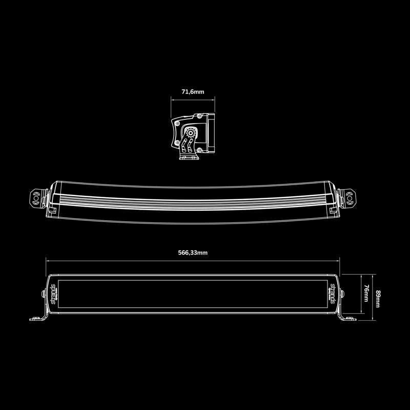 LED-ramp Siberia DRC 32″ 12 663 lm 1 lux @ 724 m - Carlevel AB - Fordon och delar > Fordonsdelar > Belysning > Extraljus