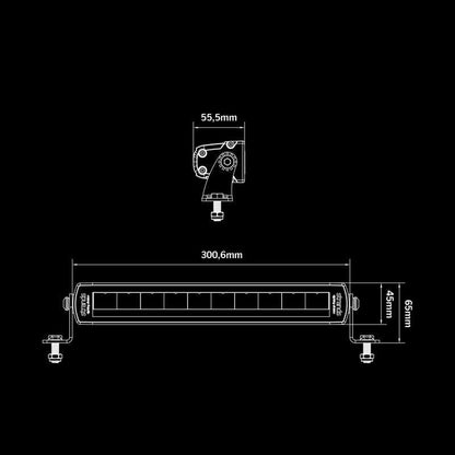 LED-ramp Siberia SR 12″ 2200 lm E-godkänd - Carlevel AB - Fordon och delar > Fordonsdelar > Belysning > Extraljus