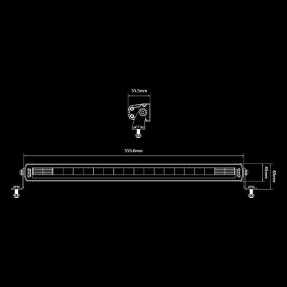 LED-ramp Siberia SR 22″ 4 254 lm Extended Beam – E-godkänd - Carlevel AB - Fordon och delar > Fordonsdelar > Belysning > Extraljus