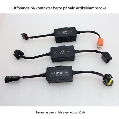 LEDIS – ON S2 Canbus – Motstånd H4 - Carlevel AB - Fordon och delar > Fordonstillbehör