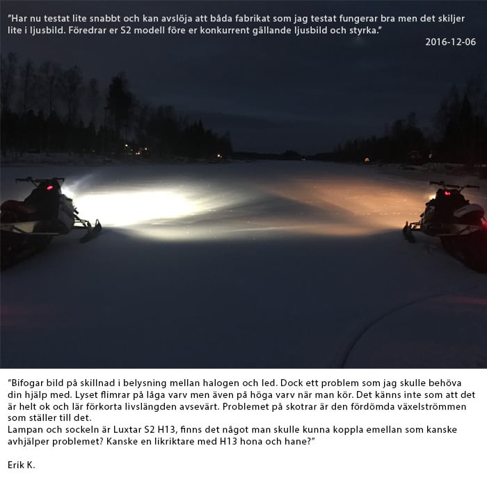 Ledis – On S2 Led Konvertering H15 - Carlevel AB - Fordon och delar > Fordonsdelar > Belysning > Halvljus