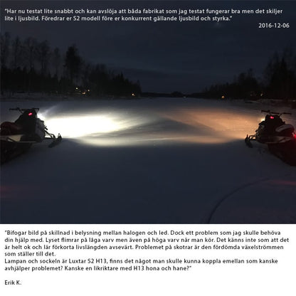 Ledis – On S2 Led Konvertering H15 - Carlevel AB - Fordon och delar > Fordonsdelar > Belysning > Halvljus