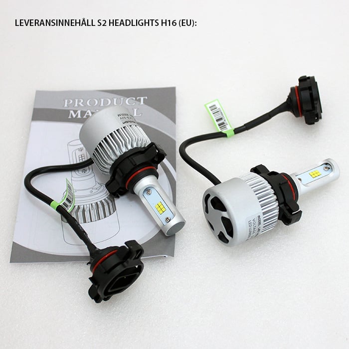 Ledis – On S2 Led Konvertering H16 - Carlevel AB - Fordon och delar > Fordonsdelar > Belysning > Halvljus