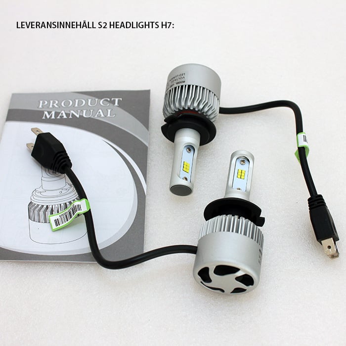 Ledis – On S2 Led Konvertering H7 - Carlevel AB - Fordon och delar > Fordonsdelar > Belysning > Halvljus