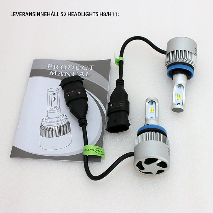 Ledis – On S2 Led Konvertering H8 – H11 - Carlevel AB - Fordon och delar > Fordonsdelar > Belysning > Halvljus