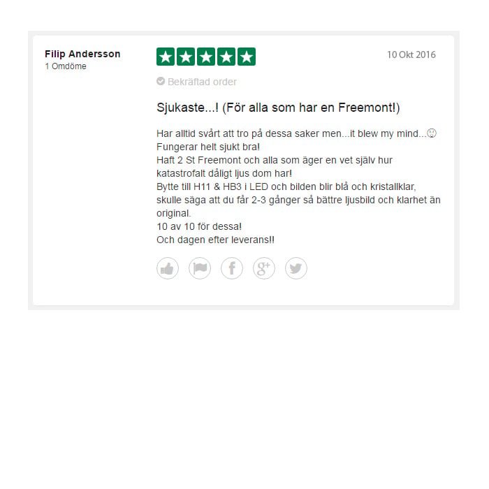 Ledis – On S2 Led Konvertering H8 – H11 - Carlevel AB - Fordon och delar > Fordonsdelar > Belysning > Halvljus