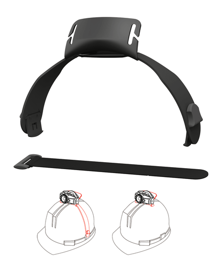 Ledlenser Helmet Mount Top MH & iH Black ONE - Carlevel AB - Fordon och delar > Fordonstillbehör