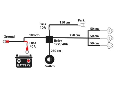 Ledningssats 3 x DT 12V 3 – Pin - Carlevel AB - Fordon och delar > Fordonsverktyg