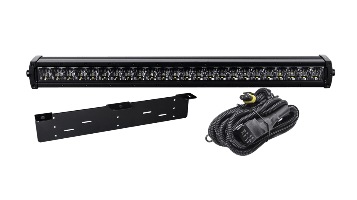 LED-ramp Paket X24 svart – 177,6 W – produktbild framifrån | LUXTAR