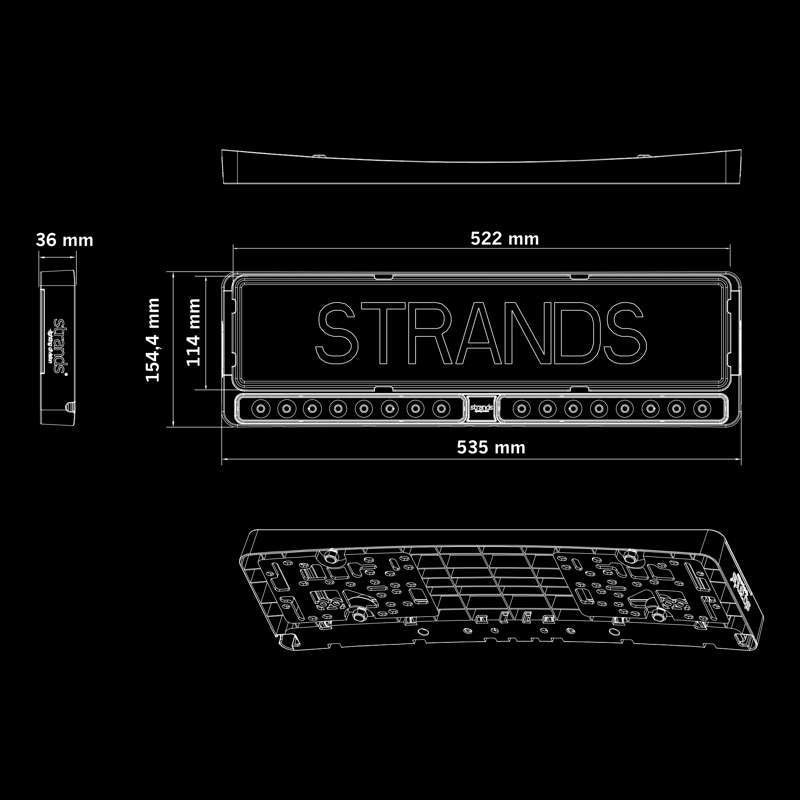 Ledramp Strands Nuuk E-Line Duo Black 2×10″ 8 100 lm - Carlevel AB - Fordon och delar > Fordonsdelar > Belysning > Extraljus