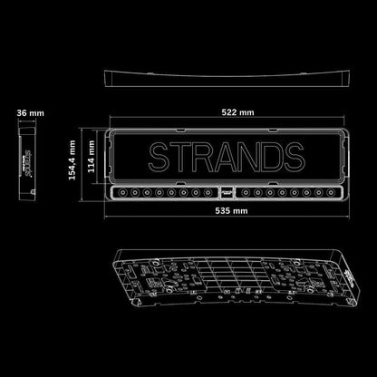 Ledramp Strands Nuuk E-Line Duo Black 2×10″ 8 100 lm - Carlevel AB - Fordon och delar > Fordonsdelar > Belysning > Extraljus