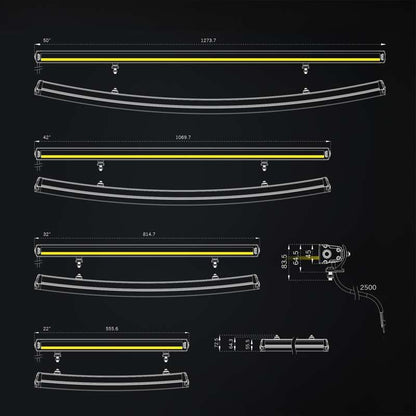 Ledramp Strands Siberia XP SRC 22″ – Gul/vit - Carlevel AB - Fordon och delar > Fordonsdelar > Belysning > Extraljus