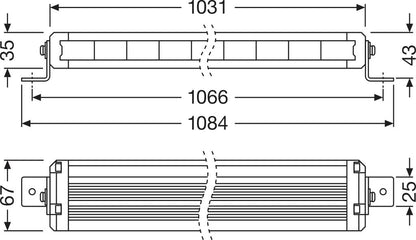 LEDriving LIGHTBAR FX1000 – CB SM - Carlevel AB - Fordon och delar > Fordonsdelar > Belysning > Extraljus