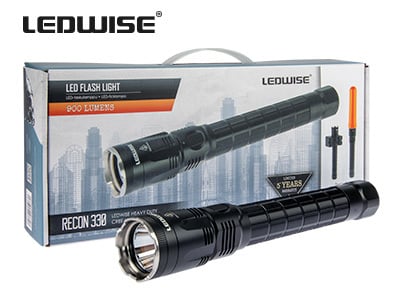 Ledwise Recon 330 Ficklampa laddbar - Carlevel AB - Fordon och delar > Fordonsdelar > Belysning