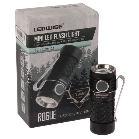Ledwise Rogue Ficklampa - Carlevel AB - Fordon och delar > Fordonsdelar > Belysning