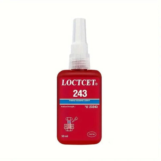 Loctite Skruvlim 50ml – Stark & Halkfri Gänglåsning, Hög - och Låg Styrka, Högtemperaturbeständig - Carlevel - 