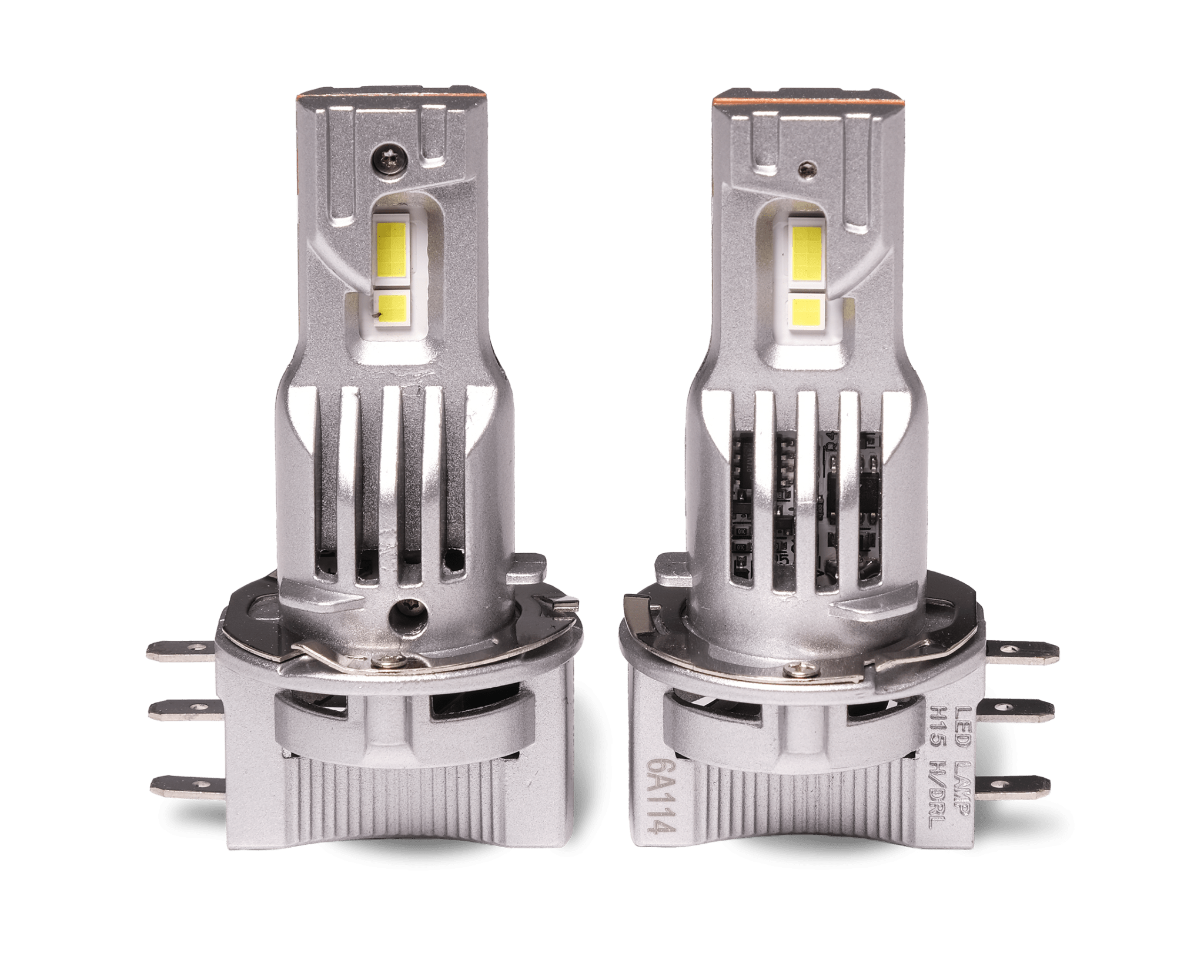 LED-lampa H15 Skywarp – 4500 lm (High Beam) / 2100 lm (DRL) – 45W (High Beam) / 20W (DRL) – LUXTAR – närbild detaljer