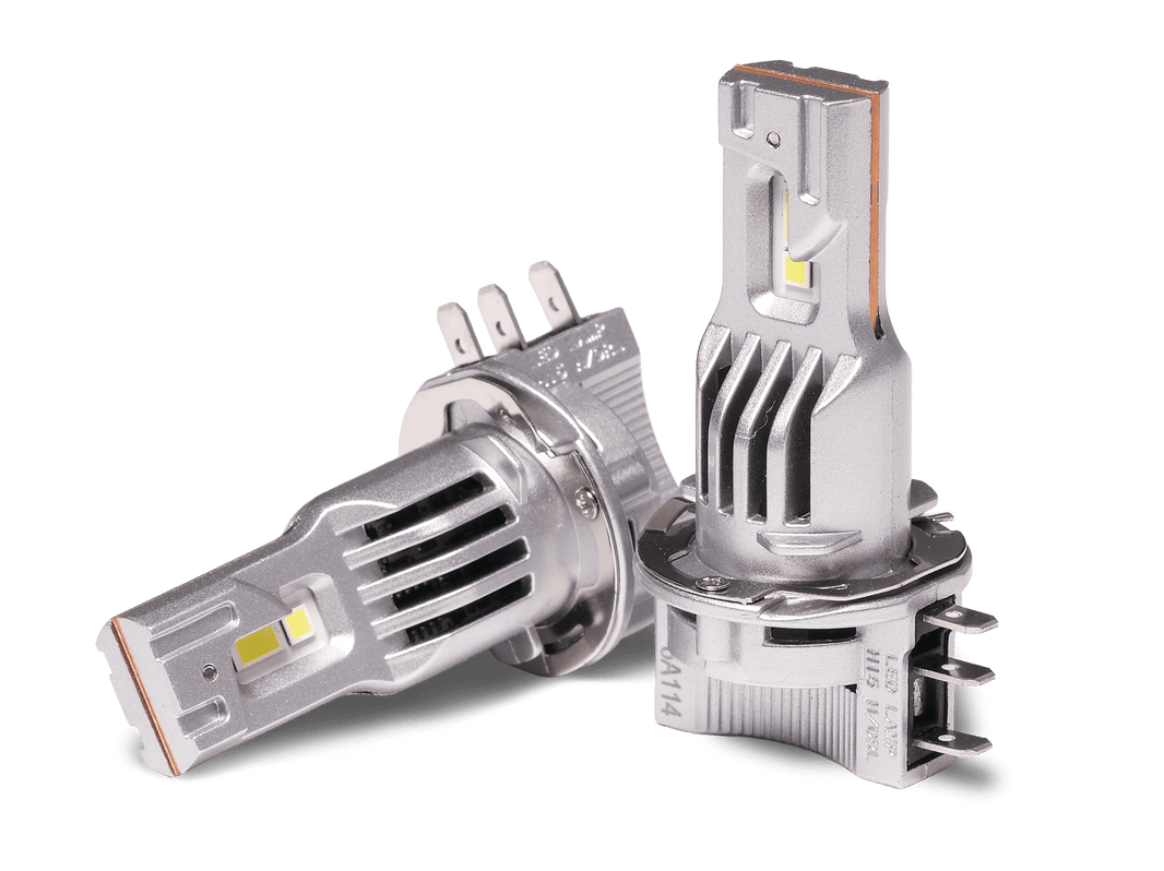 LED-lampa H15 Skywarp – 4500 lm (High Beam) / 2100 lm (DRL) – 45W (High Beam) / 20W (DRL) – LUXTAR – produktbild framifrån