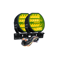 LUXTAR LED-extraljus Stellar Black RAD2 – Yellow - Carlevel AB - Fordon och delar > Fordonsdelar > Belysning > Extraljus