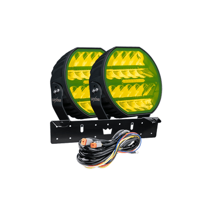 LUXTAR LED-extraljus Stellar Black RAD2 – Yellow - Carlevel AB - Fordon och delar > Fordonsdelar > Belysning > Extraljus