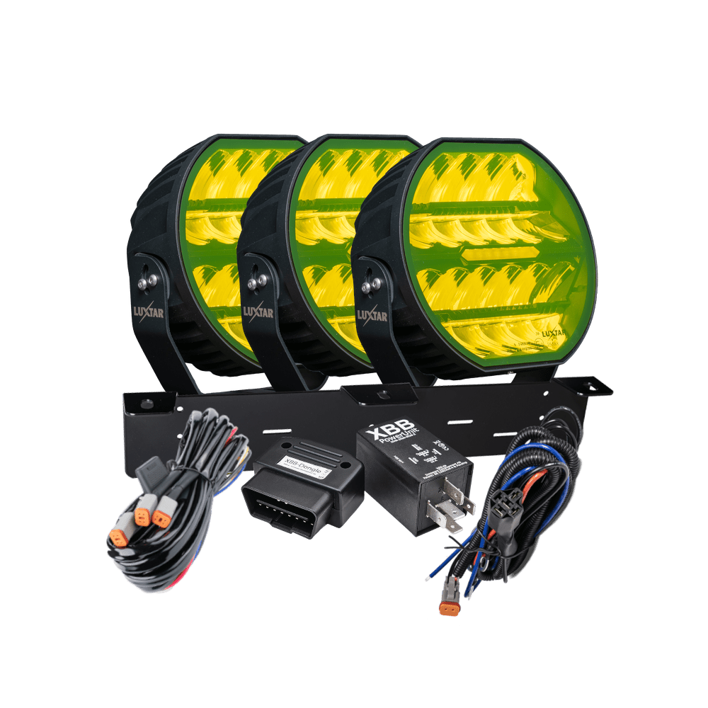 LUXTAR LED-extraljus Stellar Black RAD3 – Yellow Canbus - Carlevel AB - Fordon och delar > Fordonsdelar > Belysning > Extraljus