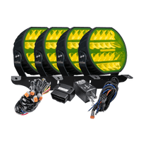 LUXTAR LED-extraljus Stellar Black RAD4 – Yellow Canbus - Carlevel AB - Fordon och delar > Fordonsdelar > Belysning > Extraljus