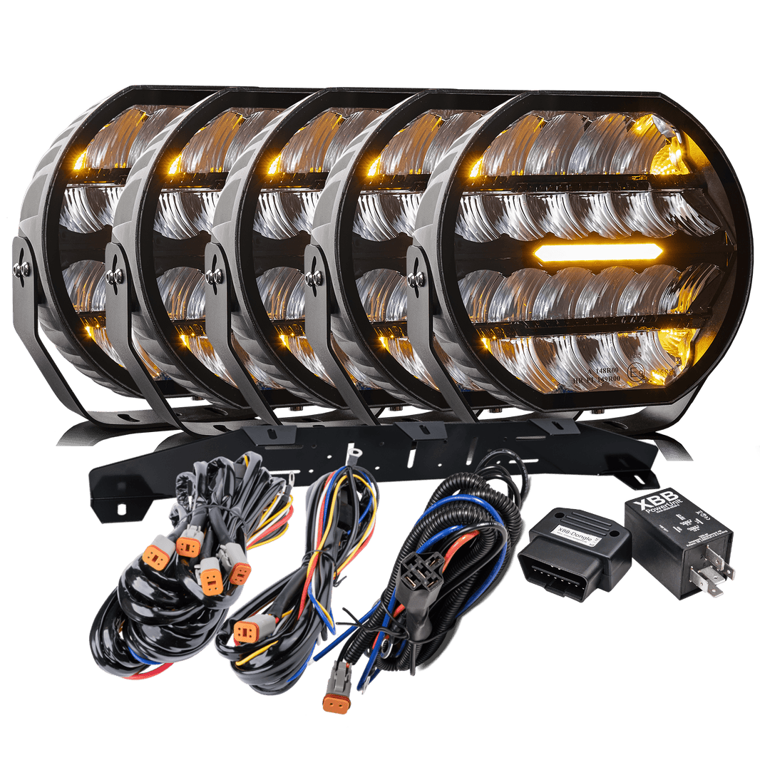 LUXTAR LED-extraljus Stellar Black RAD5 Canbus – 16 480 lm - Carlevel AB - Fordon och delar > Fordonsdelar > Belysning > Extraljus