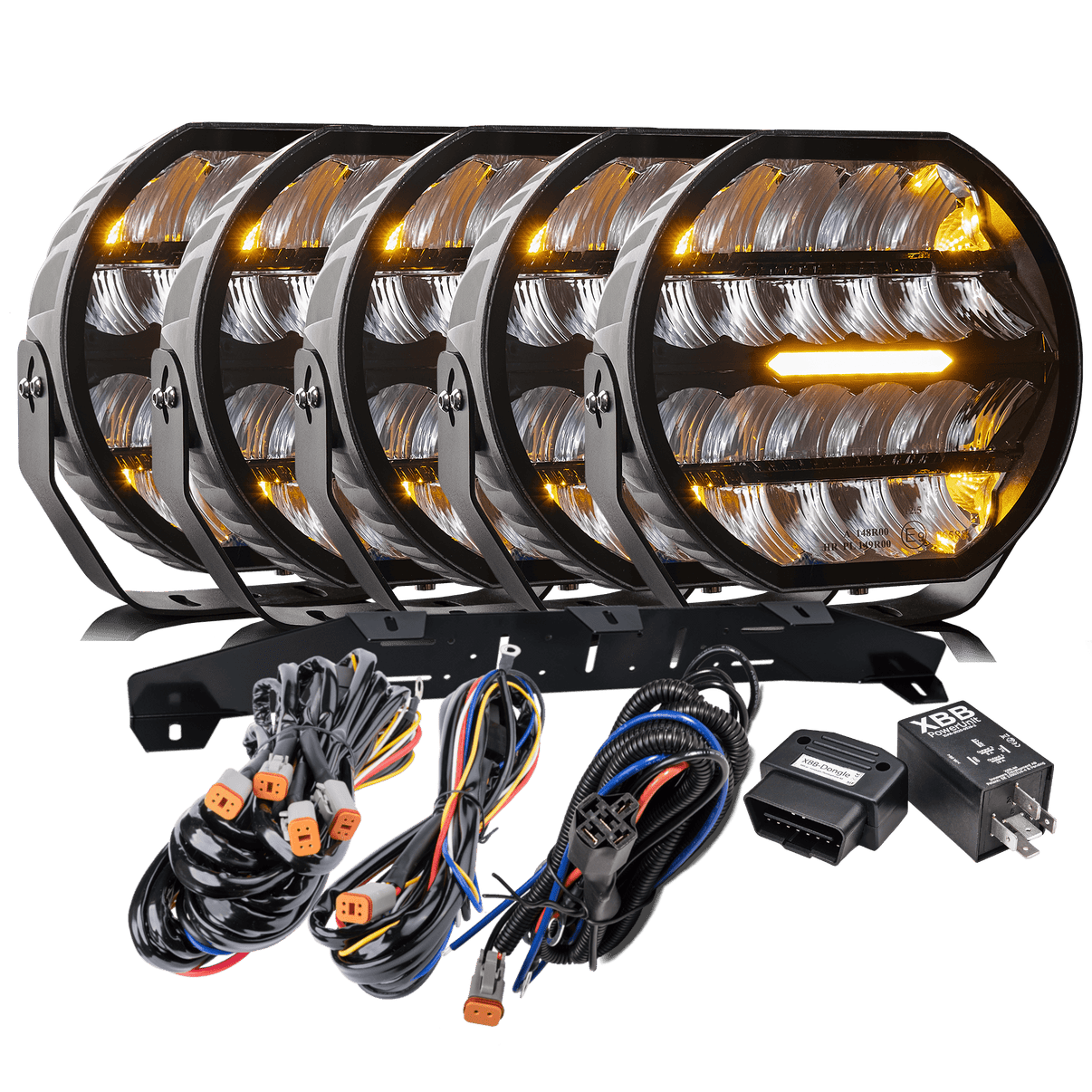 LUXTAR LED-extraljus Stellar Black RAD5 Canbus – 16 480 lm - Carlevel AB - Fordon och delar > Fordonsdelar > Belysning > Extraljus