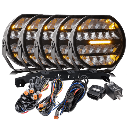 LUXTAR LED-extraljus Stellar Black RAD5 Canbus – 16 480 lm - Carlevel AB - Fordon och delar > Fordonsdelar > Belysning > Extraljus