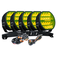 LUXTAR LED-extraljus Stellar Black RAD5 – Yellow - Carlevel AB - Fordon och delar > Fordonsdelar > Belysning > Extraljus