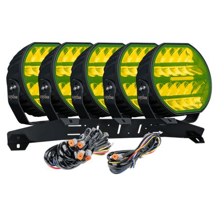 LUXTAR LED-extraljus Stellar Black RAD5 – Yellow - Carlevel AB - Fordon och delar > Fordonsdelar > Belysning > Extraljus