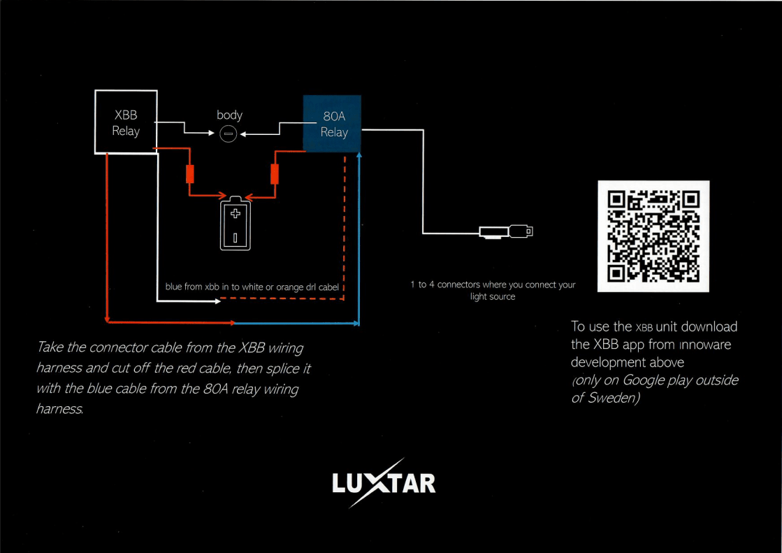 LUXTAR LED-extraljus Stellar White RAD3 – Yellow Canbus - Carlevel AB - Fordon och delar > Fordonsdelar > Belysning > Extraljus
