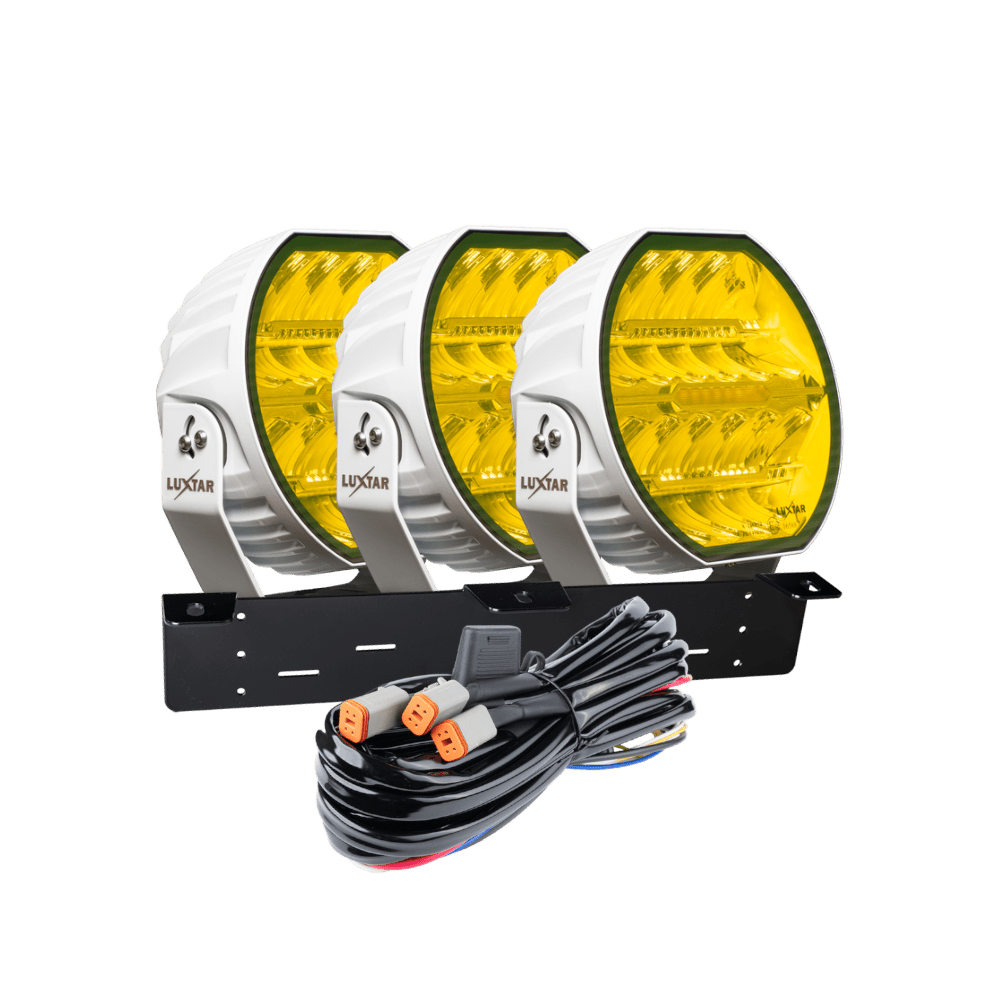 LUXTAR LED-extraljus Stellar White RAD3 – Yellow - Carlevel AB - Fordon och delar > Fordonsdelar > Belysning > Extraljus
