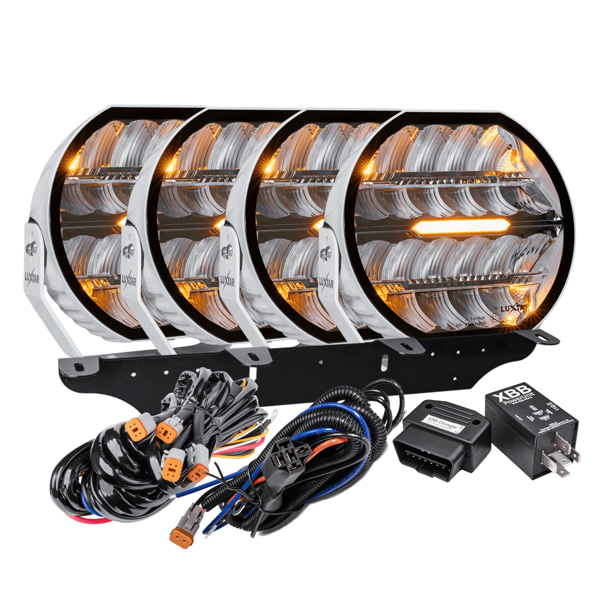 LUXTAR LED-extraljus Stellar White RAD4 Canbus – 16 480 lm - Carlevel AB - Fordon och delar > Fordonsdelar > Belysning > Extraljus
