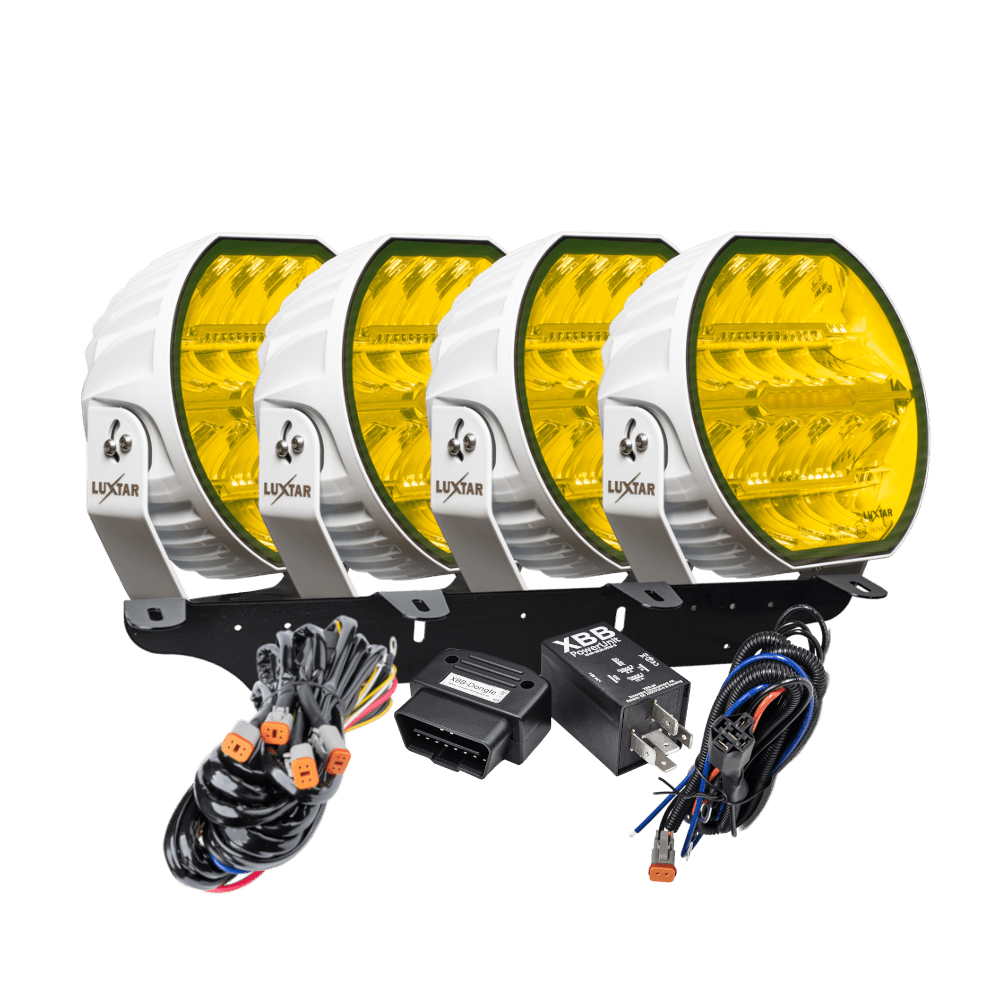 LUXTAR LED-extraljus Stellar White RAD4 – Yellow Canbus - Carlevel AB - Fordon och delar > Fordonsdelar > Belysning > Extraljus