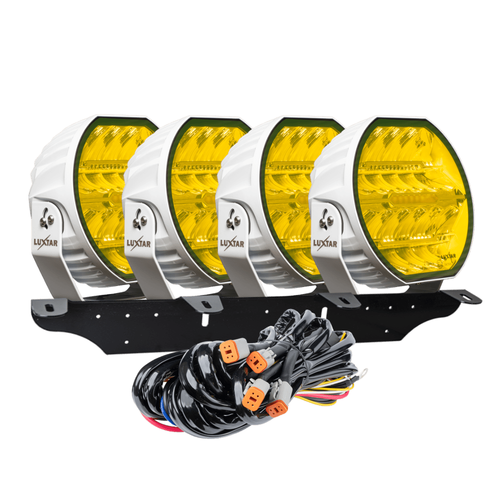 LUXTAR LED-extraljus Stellar White RAD4 – Yellow - Carlevel AB - Fordon och delar > Fordonsdelar > Belysning > Extraljus